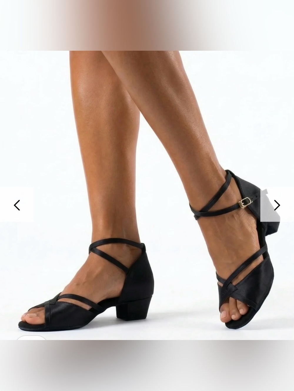 Women's Satin 3.5cm Heel Ballroom Dance Shoes Latin Dance Shoes